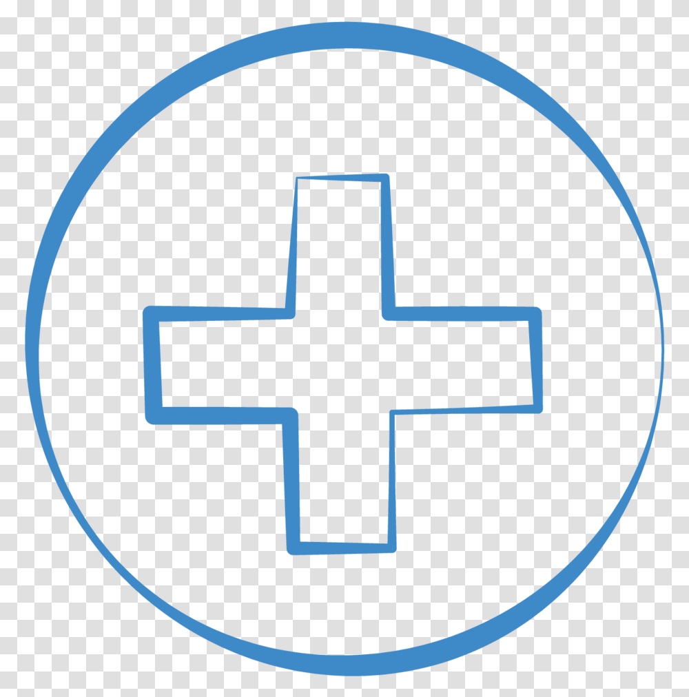 Health Circle 07 Cross, Logo, First Aid, Meal Transparent Png