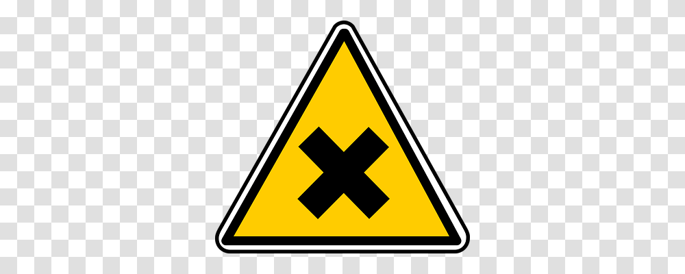 Health Danger Symbol, Sign, Road Sign, Triangle Transparent Png