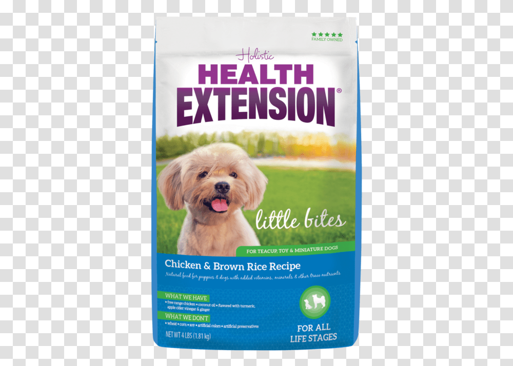 Health Extension Little Bites Chicken And Brown Rice Health Extension Dog Food, Poster, Advertisement, Flyer, Paper Transparent Png