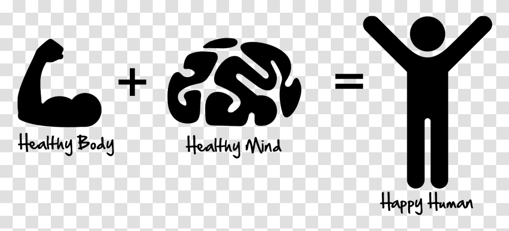Health Image With Background Healthy Body Healthy Mind Happy Human, Alphabet, Number Transparent Png