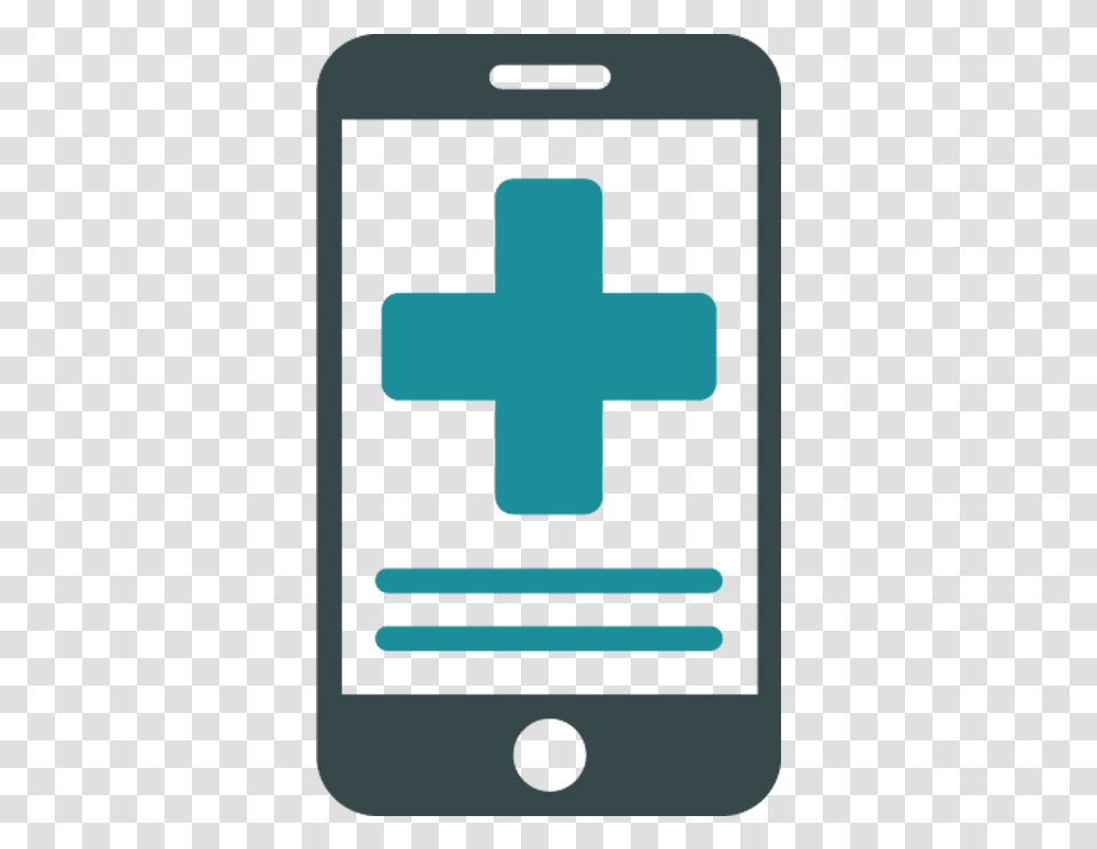 Health Phone Icon, First Aid, Cross, Logo Transparent Png