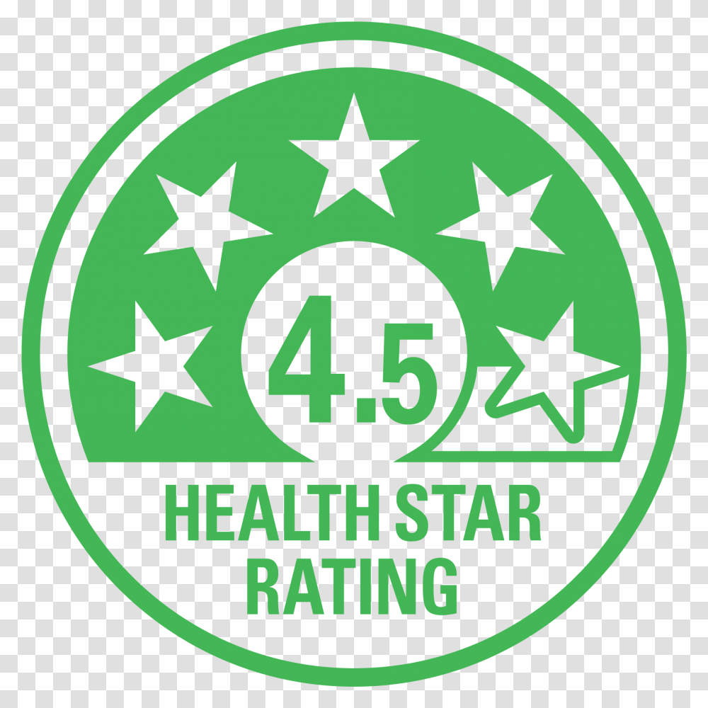 Health Star Rating 5 Image Health Star Rating, Symbol, Logo, Trademark, Star Symbol Transparent Png
