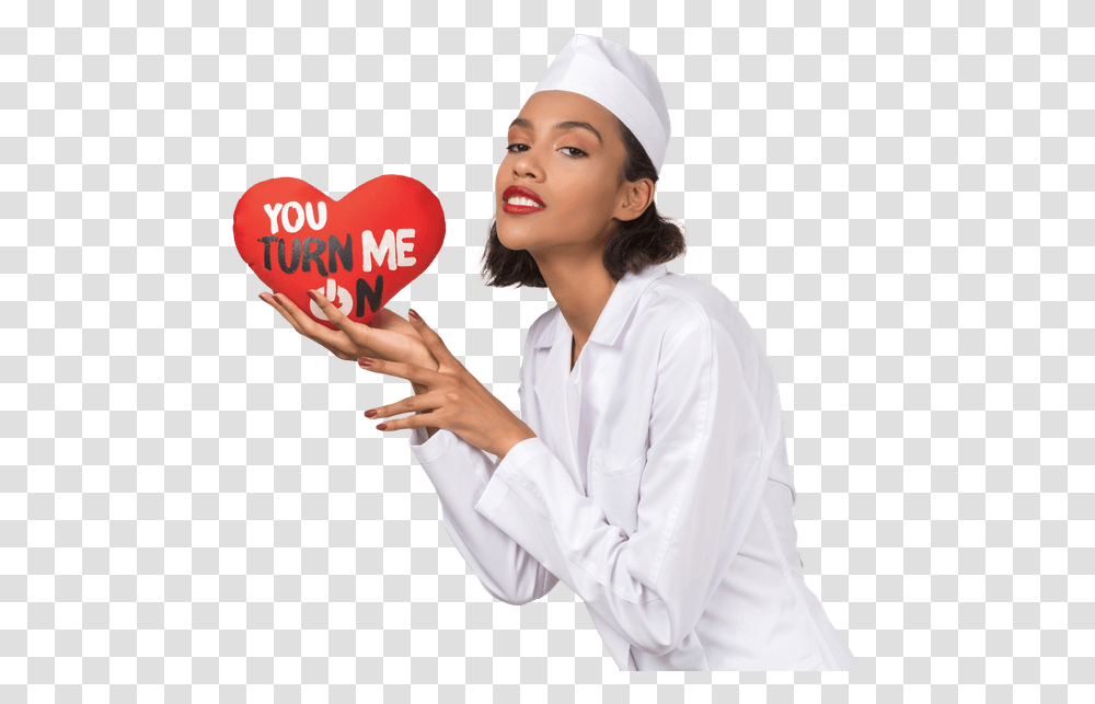 Healthcare Heart, Person, Human, Chef, Female Transparent Png