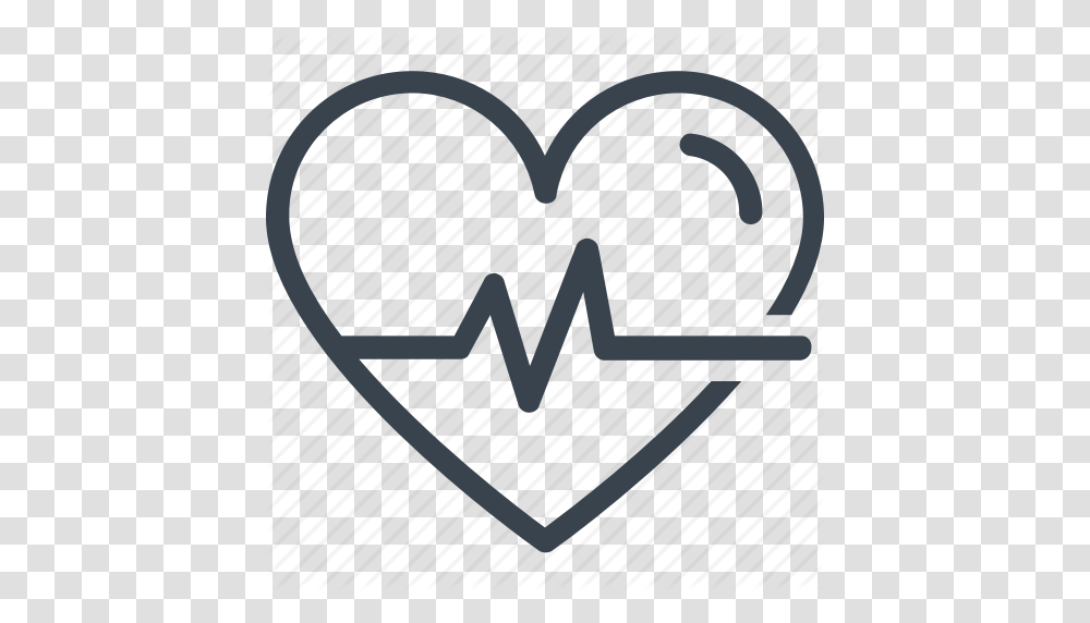 Healthcare Heartbeat Medical Pulse Icon Icon, Label, Sticker Transparent Png