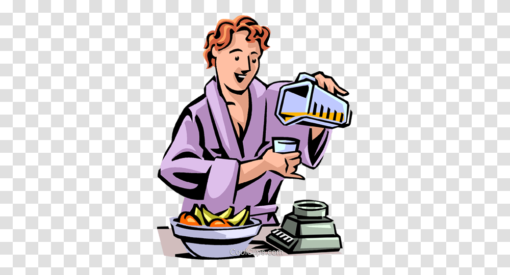 Healthy Breakfast Royalty Free Vector Clip Art Illustration, Person, Dating, Waiter, Sport Transparent Png