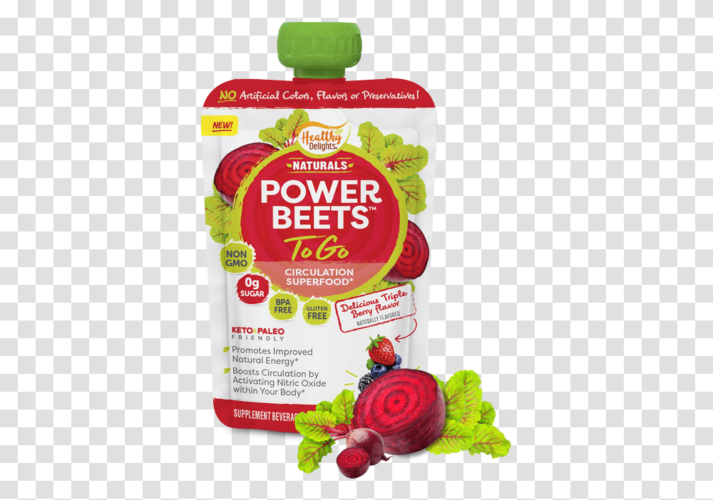 Healthy Delights Naturals Power Beets To Go, Plant, Food, Fruit, Raspberry Transparent Png