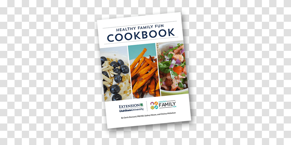 Healthy Family Fun Cook Book Flyer, Advertisement, Poster, Paper, Brochure Transparent Png