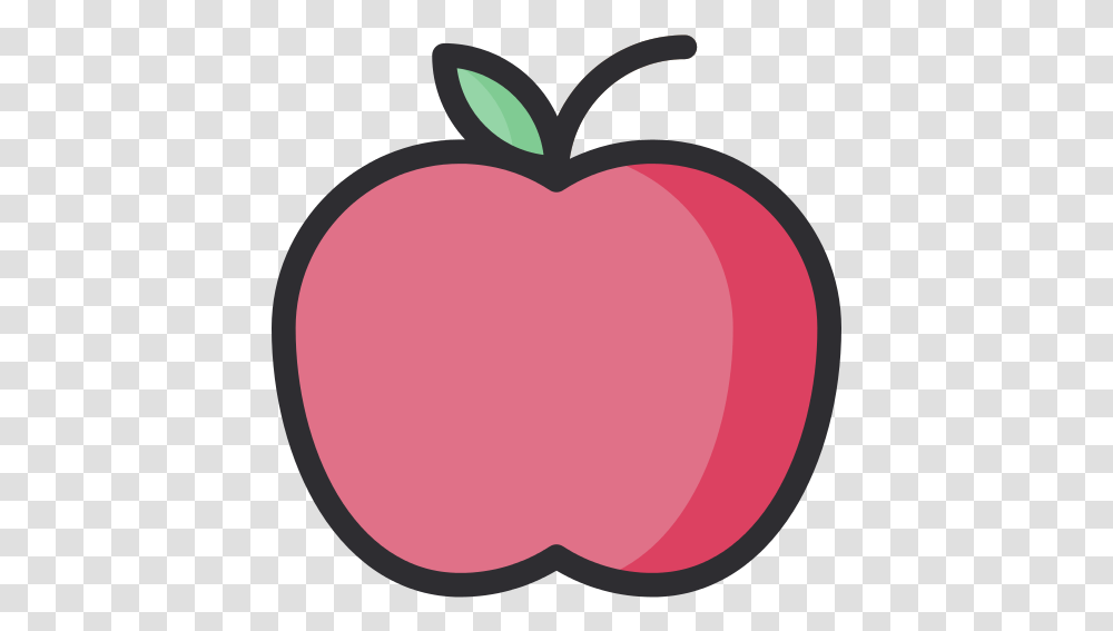 Healthy Food Apple Icon Pink Apple Vector, Plant, Fruit Transparent Png