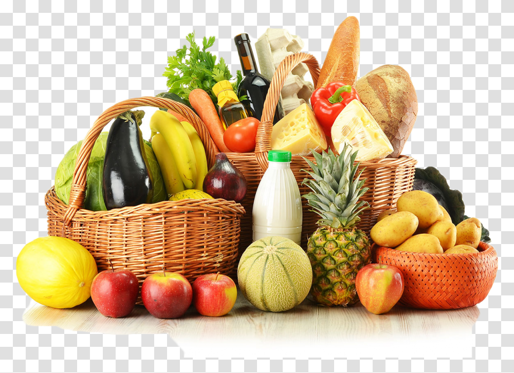 Healthy Food Images Download, Plant, Pineapple, Fruit, Basket Transparent Png