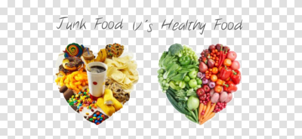 Healthy Food Photo Healthy Vs Unhealthy, Plant, Poster, Advertisement Transparent Png