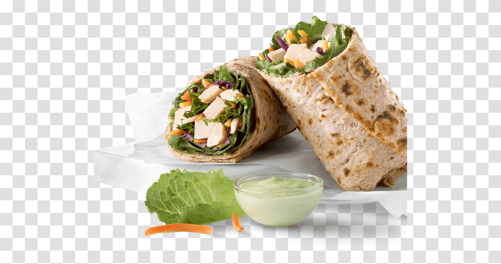 Healthy Foods At Chick Fil, Sandwich Wrap, Bread, Burrito, Plant Transparent Png