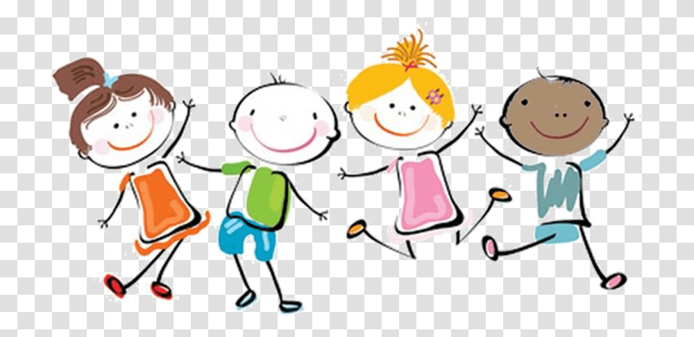 Healthy Happy Kids Clipart Personal And Social Well Being, Drawing, Outdoors, Nature, Doodle Transparent Png