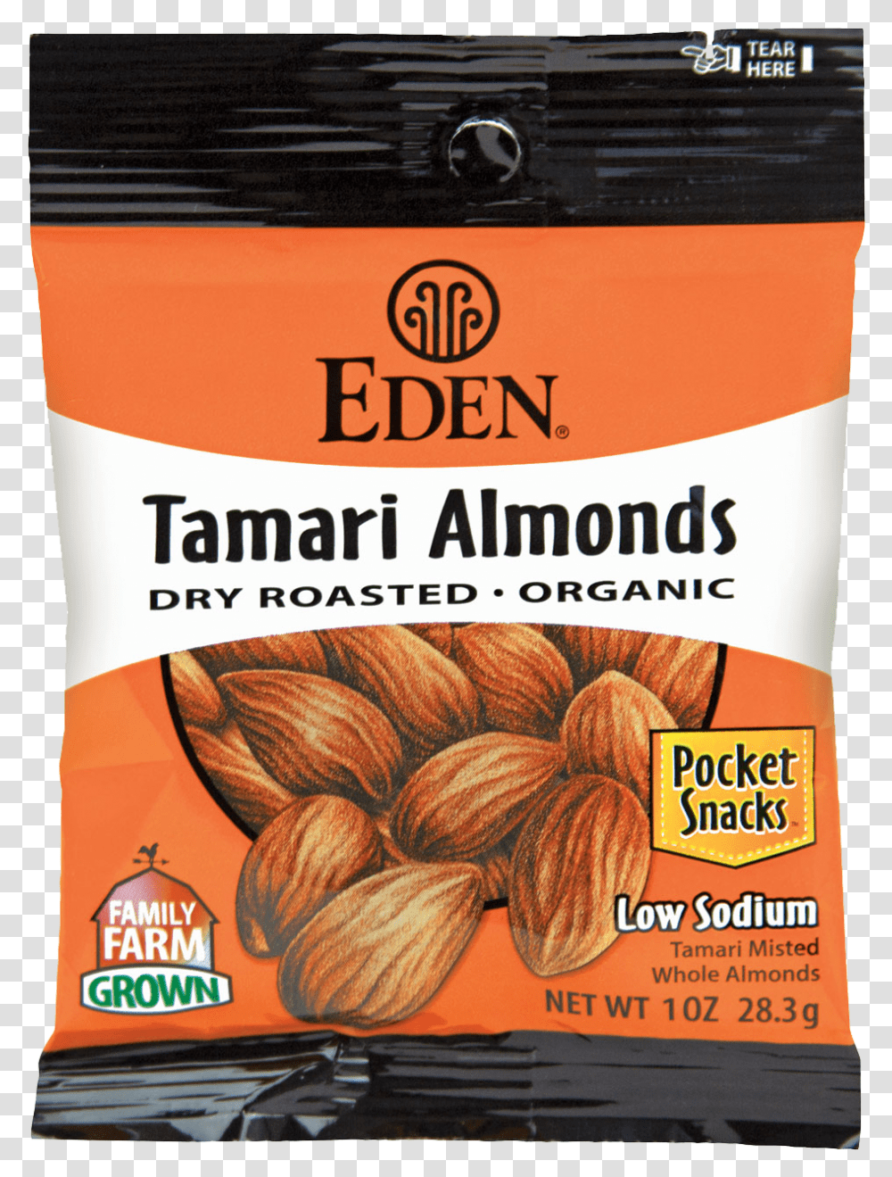 Healthy Office Snacks Eden Tamari Almonds Eden Organic, Plant, Nut, Vegetable, Food Transparent Png