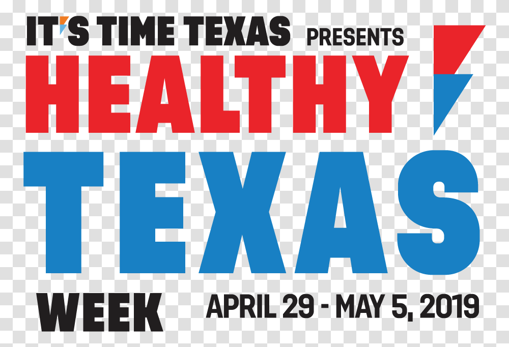 Healthy Texas Week Healthy Texas Week 2019, Word, Label, Poster Transparent Png