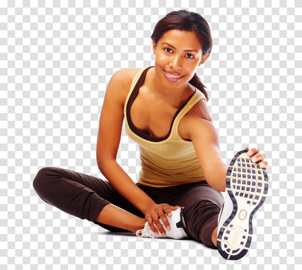 Healthy Woman Working Out, Apparel, Person, Human Transparent Png