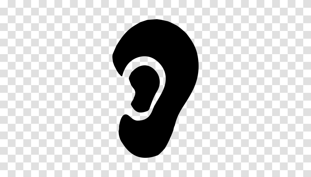 Hear Hearing Listen Icon With And Vector Format For Free, Gray, World Of Warcraft Transparent Png