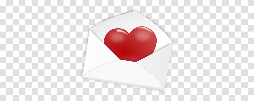 Heart Emotion, Envelope, Tape, Mail Transparent Png