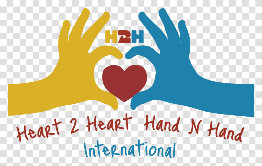 Heart 2 Heart Hand N Hand International Illustration, Poster, Advertisement, Word Transparent Png