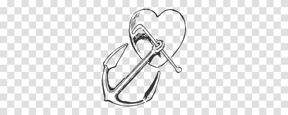 Heart Emotion, Hook, Weapon, Weaponry Transparent Png