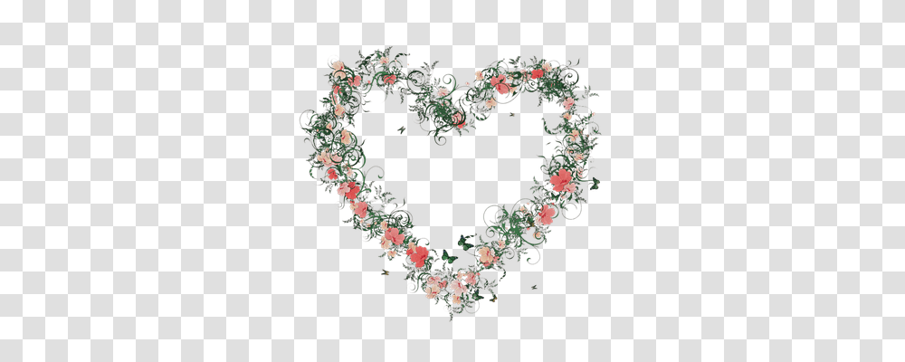 Heart Nature, Pattern, Embroidery, Floral Design Transparent Png