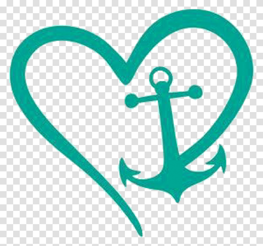 Heart Anchor Clipart Download Anchor With Heart Clipart, Cross, Hook Transparent Png