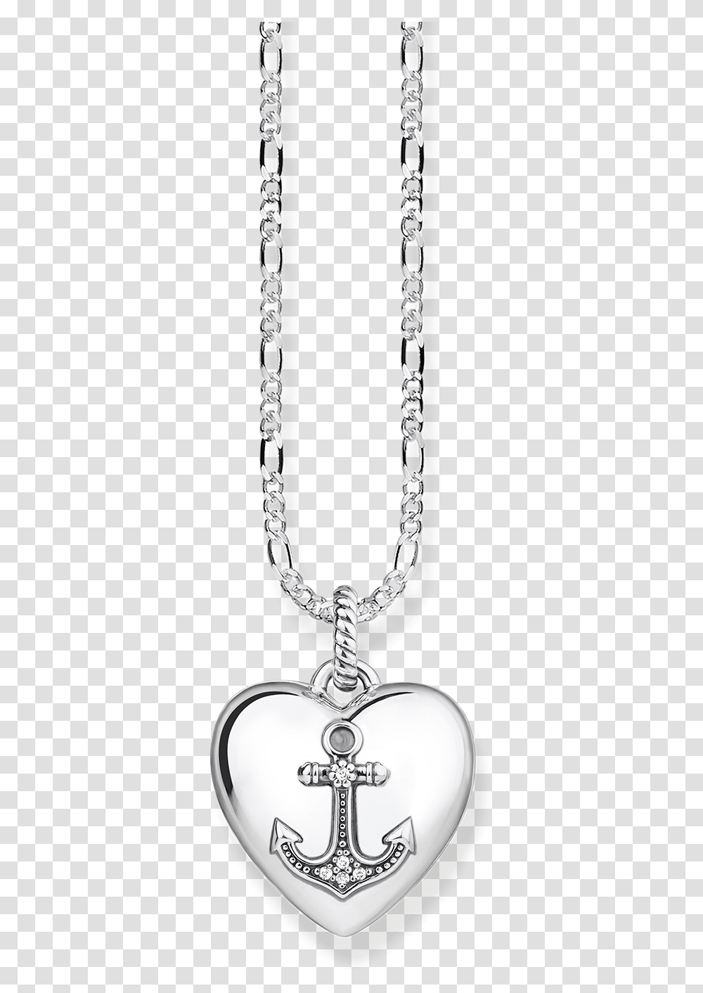 Heart And Anchor Pendant, Chain, Necklace, Jewelry, Accessories Transparent Png