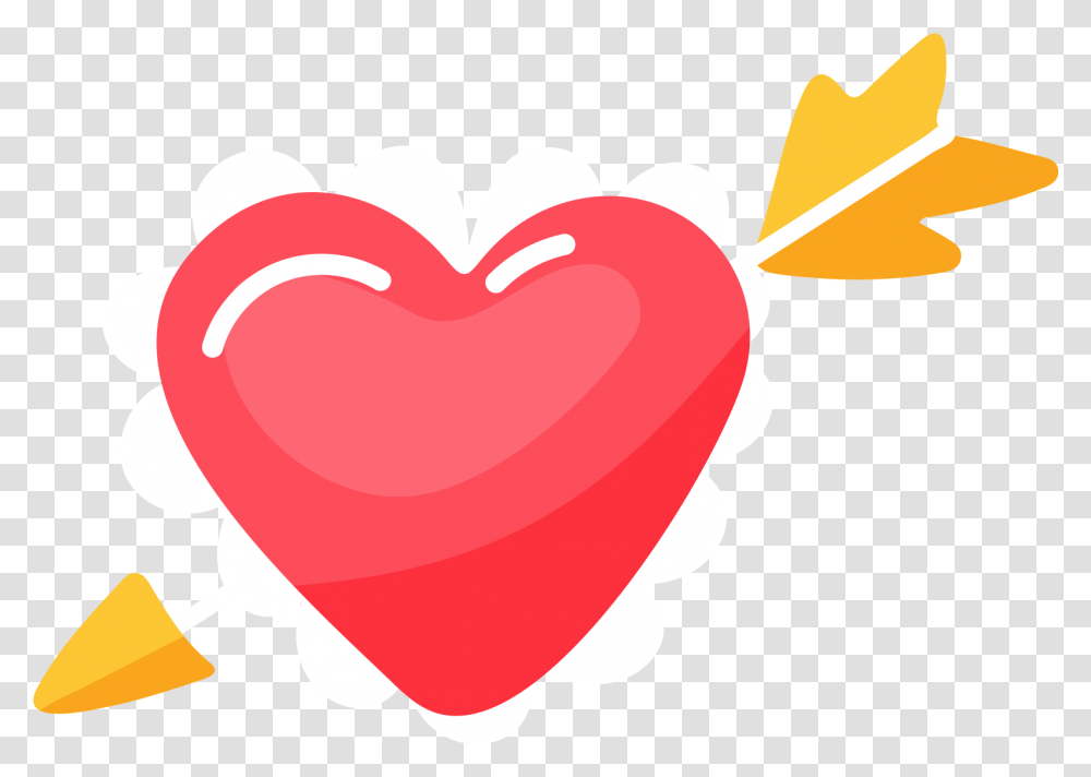 Heart And Arrow Heart, Weapon, Weaponry Transparent Png