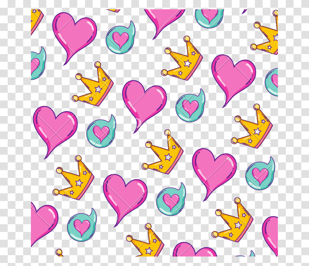 Heart And Chat Bubble With Crown Background, Number, Star Symbol Transparent Png