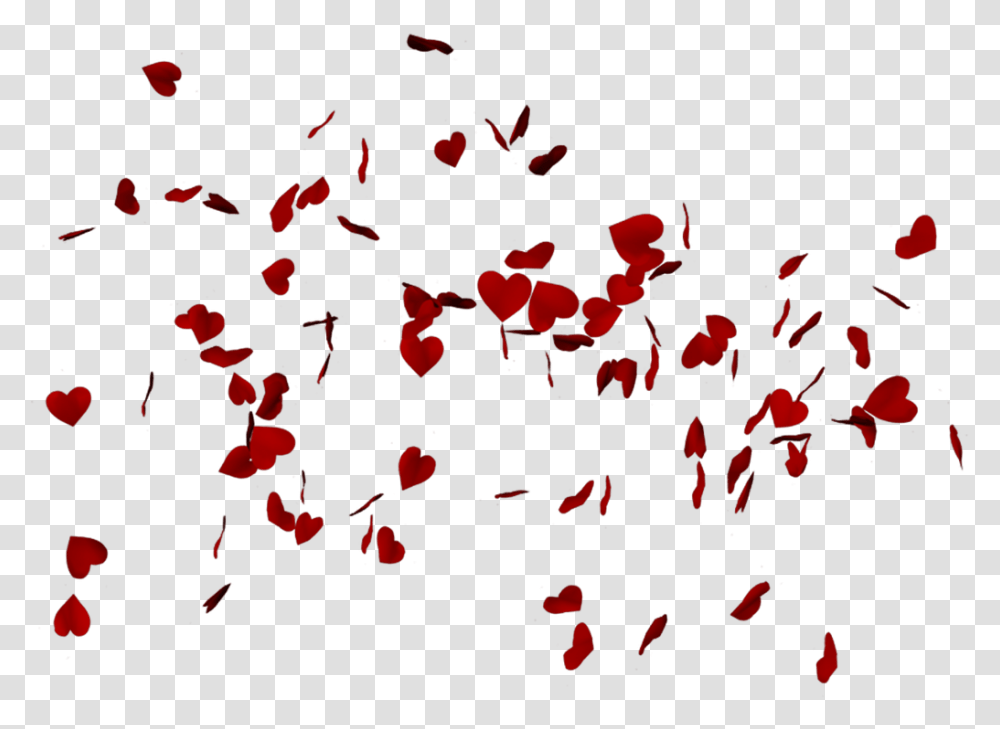 Heart And Petale Image Illustration, Flower, Plant, Blossom, Cherry Blossom Transparent Png