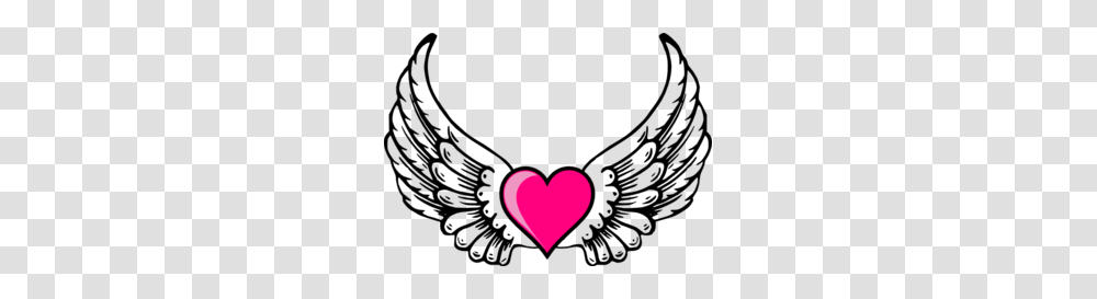 Heart And Wings Clipart Transparent Png