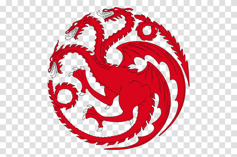 Heart Area House Sigil Daenerys Targaryen Game Of Thrones Targaryen Logo, Dragon, Poster, Advertisement, Pattern Transparent Png