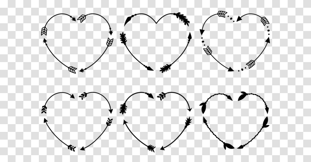 Heart Arrow Circle, Necklace, Jewelry, Accessories, Accessory Transparent Png