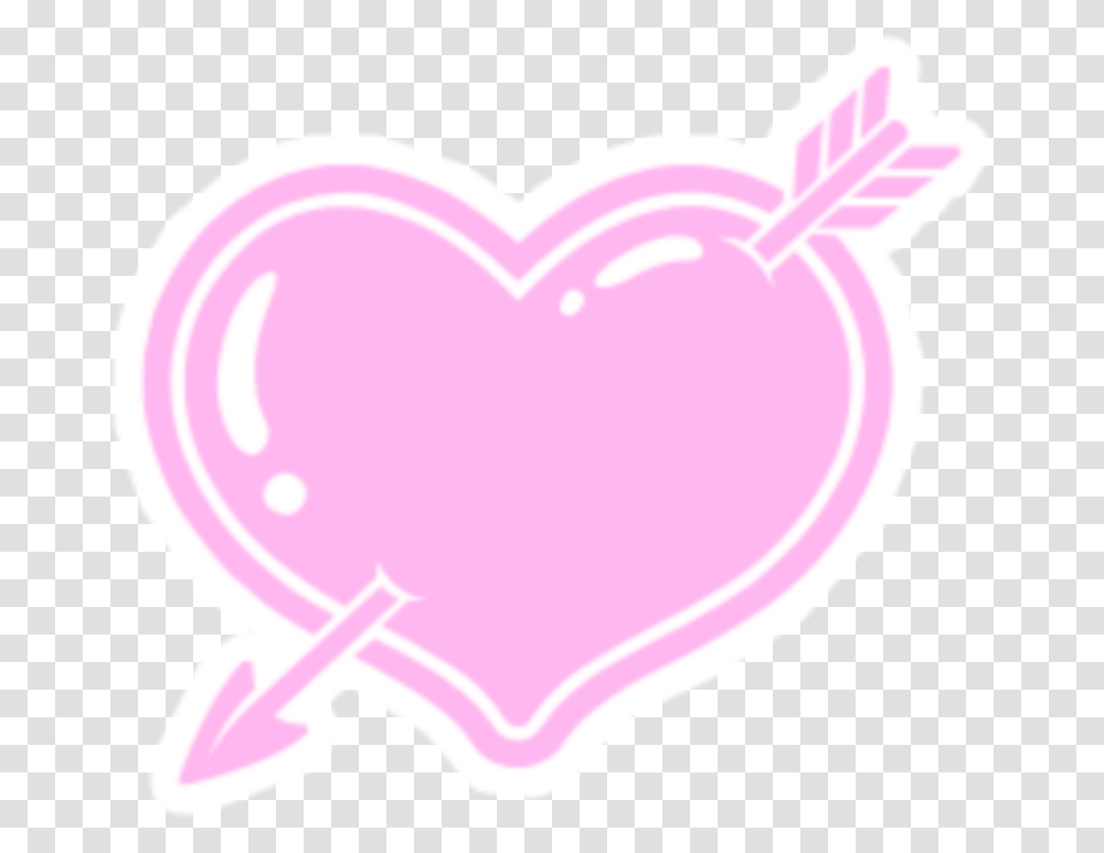 Heart Arrow Heartarrow Pink Cute Kavai Sugar Heart Transparent Png