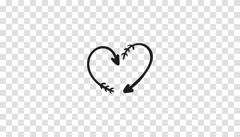 Heart Arrow Icon Free Icons Download Rustic Christmas Clip Art, Stencil, Face, Portrait, Photography Transparent Png