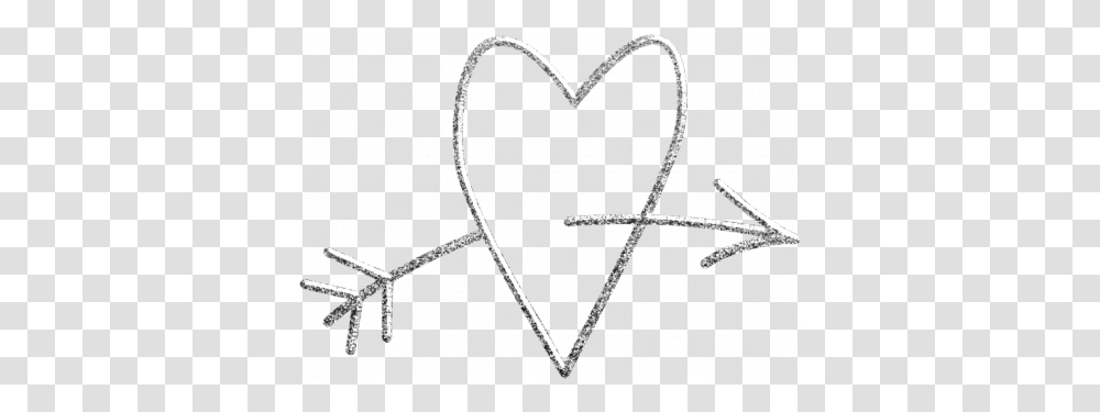 Heart Arrow Silver Glitter Graphic By Kayl Turesson Pixel Lovely, Clothing, Apparel, Hat, Accessories Transparent Png