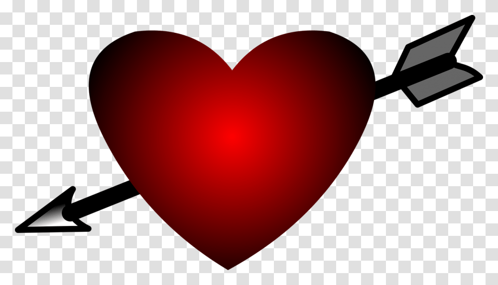 Heart Arrow Tattoo Free Picture Emoji Com Flecha, Balloon Transparent Png