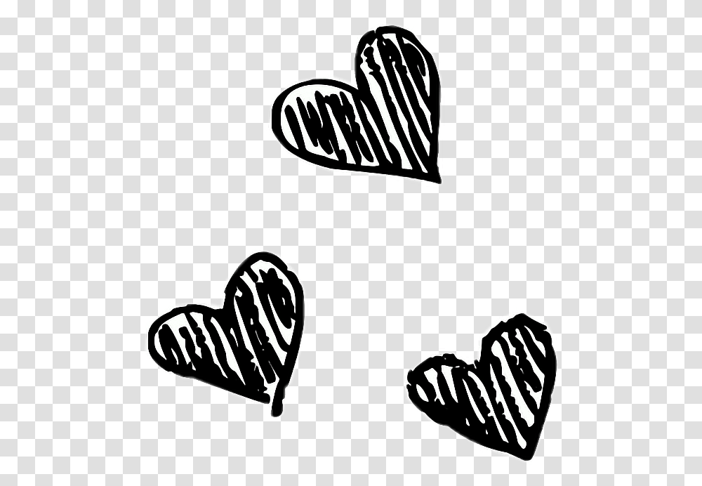 Heart Art Pencil Doodle Drawing Blackandwhite Black Heart, Hand, Fist, Stencil Transparent Png
