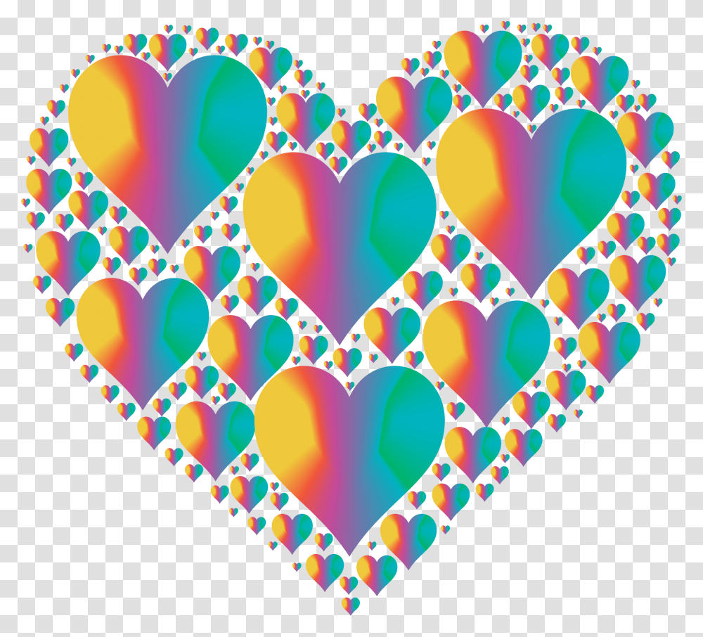 Heart Background Heart Shape Color Blue, Triangle Transparent Png