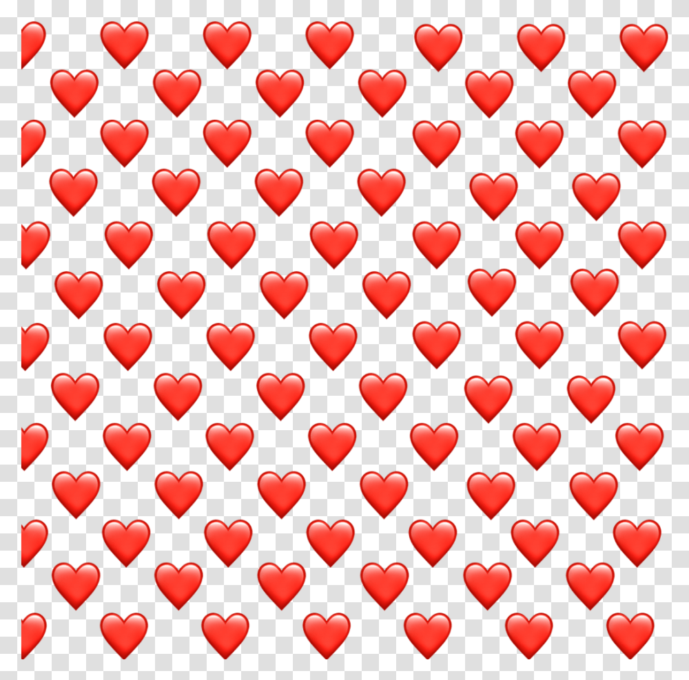 Heart Background Red Heart Emoji Background, Sprinkles, Pattern, Triangle Transparent Png