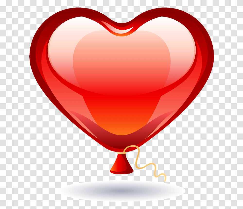 Heart Balloon Clipart Red Heart Balloon Image Transparent Png