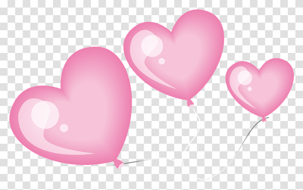 Heart Balloons Free Image On Pixabay Balo De Desenho Transparent Png
