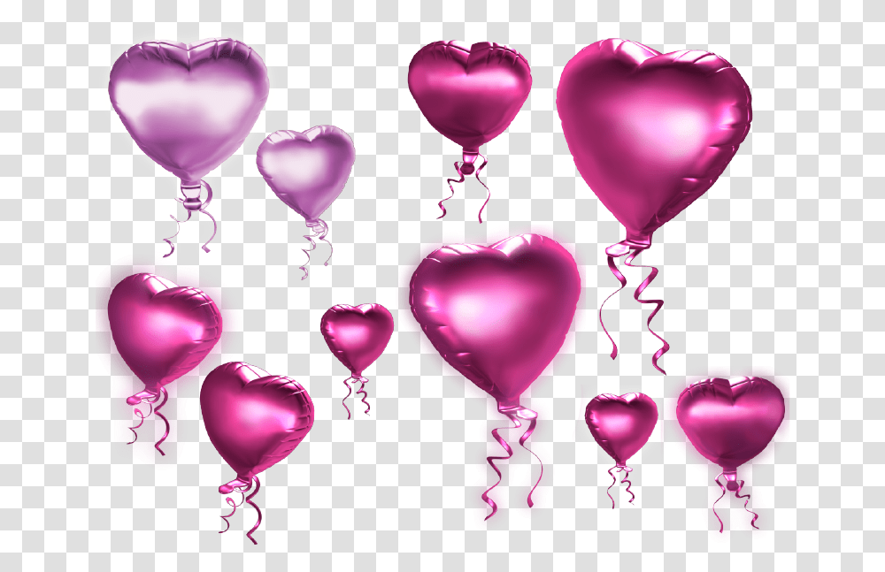 Heart Balloons Image Arts Background Pink Balloons Transparent Png