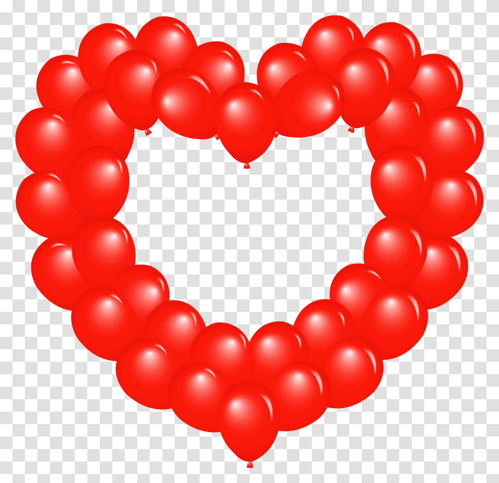 Heart Balloons Image Free Download Heart From Red Balloons, Hand, Text, Crowd, Photography Transparent Png