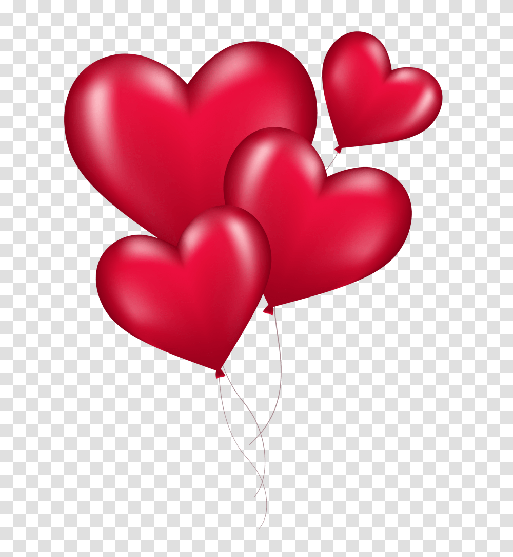 Heart Balloons Picture Vector Clipart Transparent Png