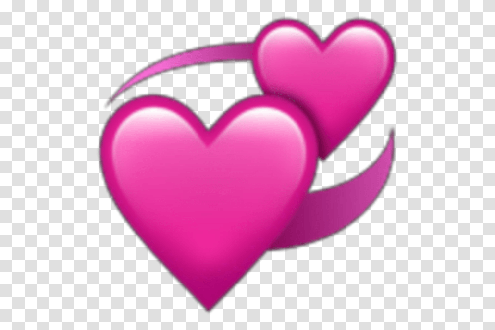 Heart Beat Heartbeat Pink Wallpaper Pinkwallpaper Iphone Emoji Hearts, Balloon, Cushion, Purple Transparent Png