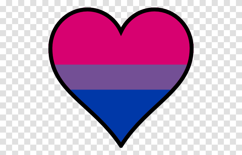 Heart Bisexual Pride Heart Bisexual Flag, Plectrum Transparent Png