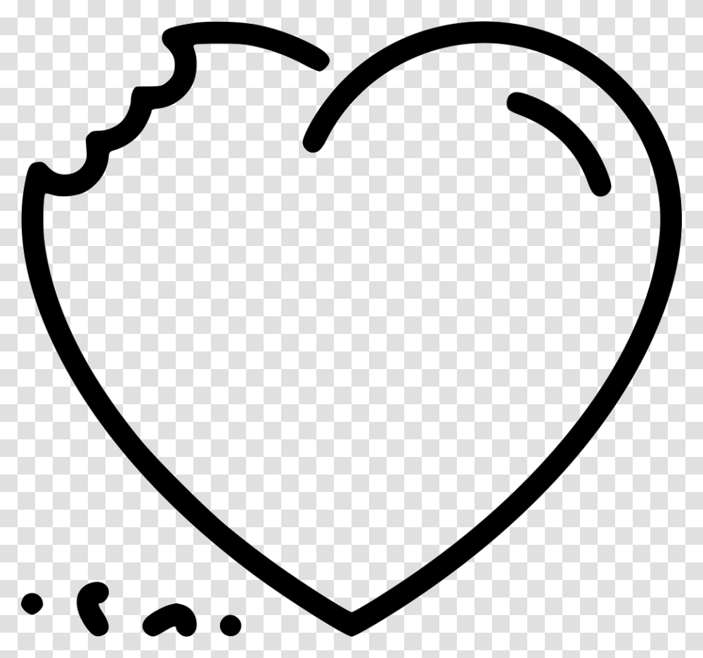 Heart Bite Icon Free Download, Stencil, Label, Plectrum Transparent Png