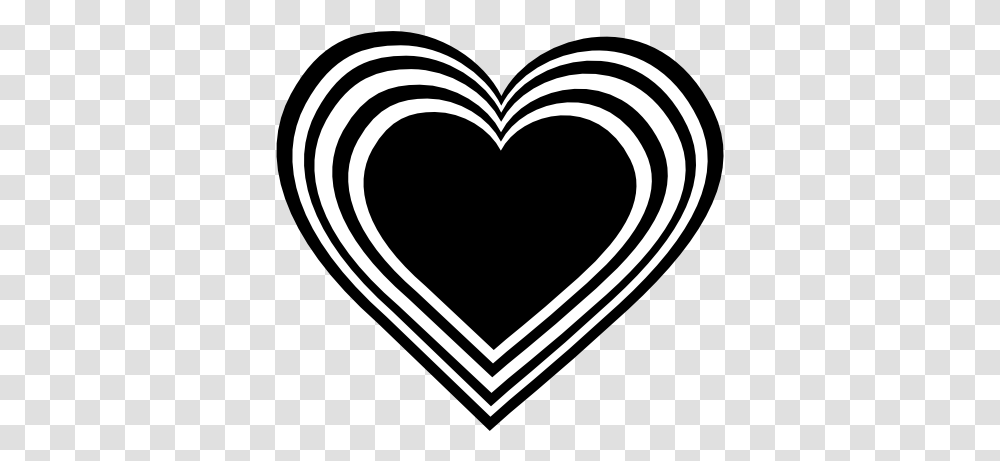 Heart Black And White Black And White Love Heart, Rug, Label, Text, Stencil Transparent Png