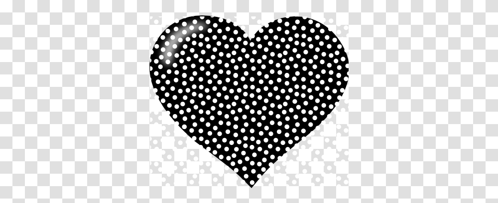 Heart Black And White Clipart Cliparts Teacher Apple Clip Art, Texture, Polka Dot, Rug Transparent Png