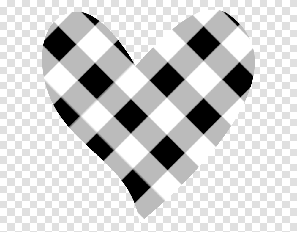 Heart Black And White Clipart Hearts Black And White Heart Design Clipart, Clothing, Apparel, Chess, Game Transparent Png